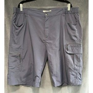 Ochenta Men's Quick Dry Grey Cargo Shorts Size 42